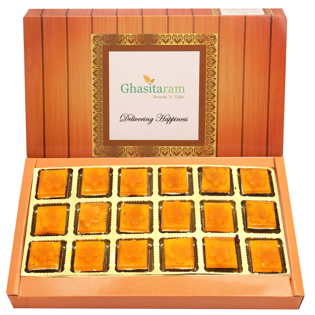 Ghasitaram Mango Layers Delight Sweets | Swadesiicart