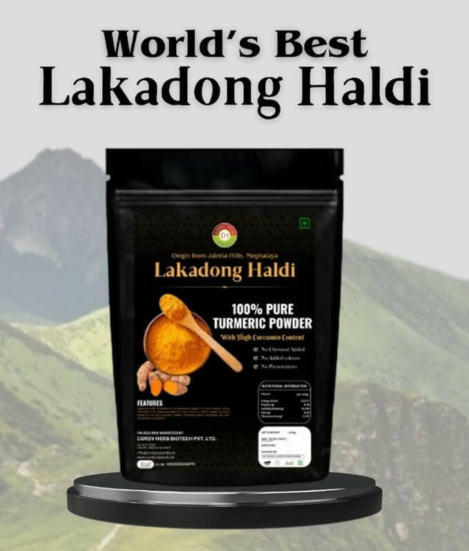 Cordy Herb Lakadong Turmeric Powder - Swadesiicart