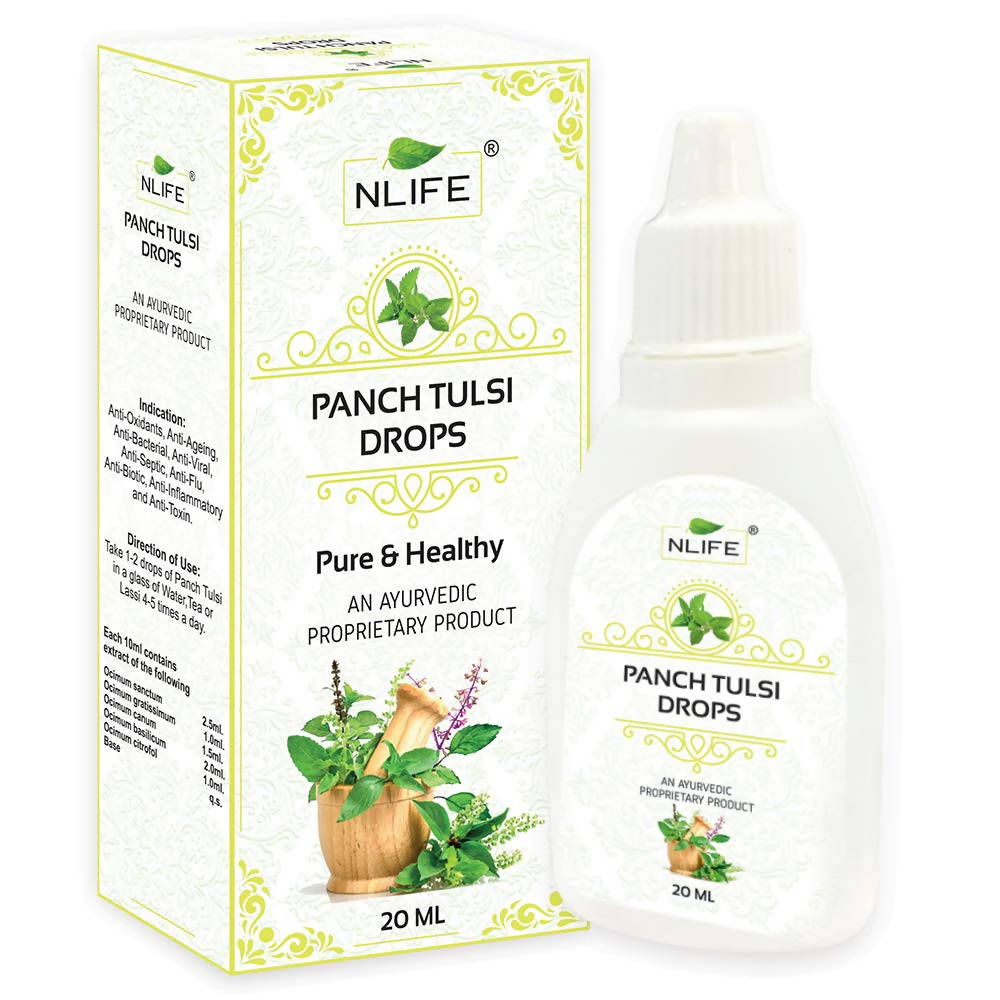 NLife Panch Tulsi Drops | Swadesiicart