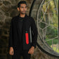 Statement Embroidered Black Co-Ord Set by Hilo Design - Swadesiicart
