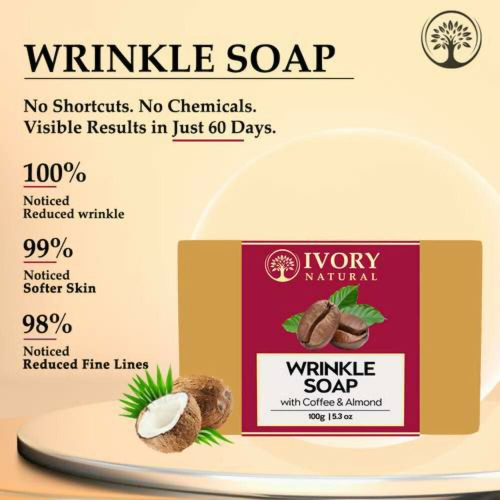 Ivory Natural Wrinkle Soap - Diminish Fine Lines, And Renew Elasticity | Swadesiicart
