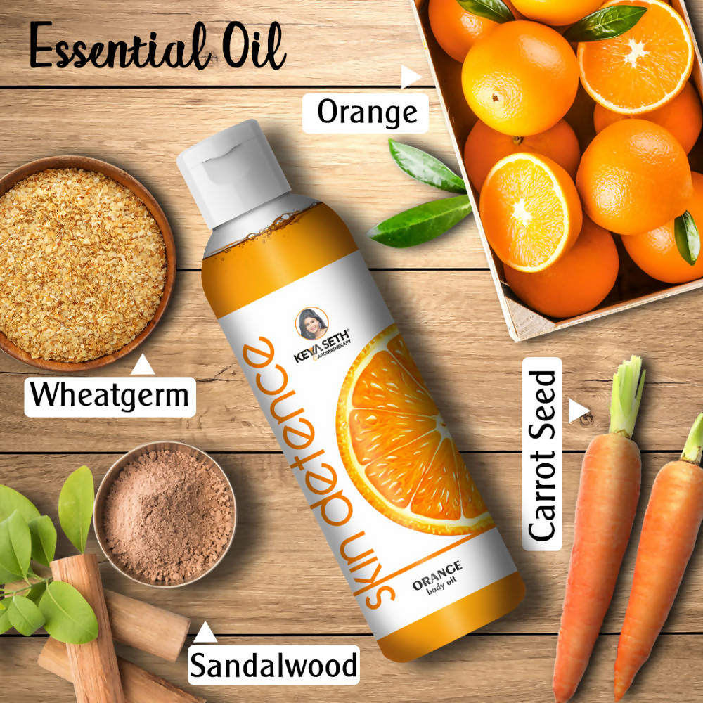 Keya Seth Aromatherapy Skin Defence Orange Body Oil - Swadesiicart