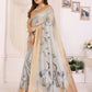 Joban Fashion Golden Cranes Patterns Banarasi Silk Sarees | Swadesiicart