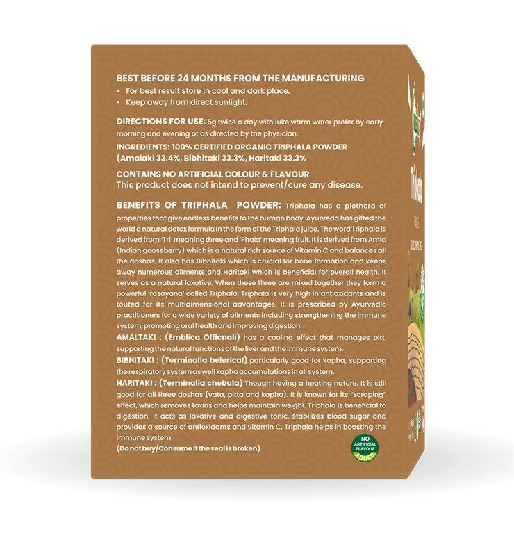 Nutriorg Triphala Powder - Swadesiicart