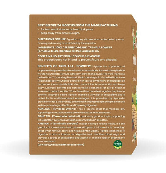 Nutriorg Triphala Powder - Swadesiicart