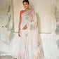 Vishnu Weaves Women's Orange Muga Cotton Woven Saree with Blouse - Swadesiicart