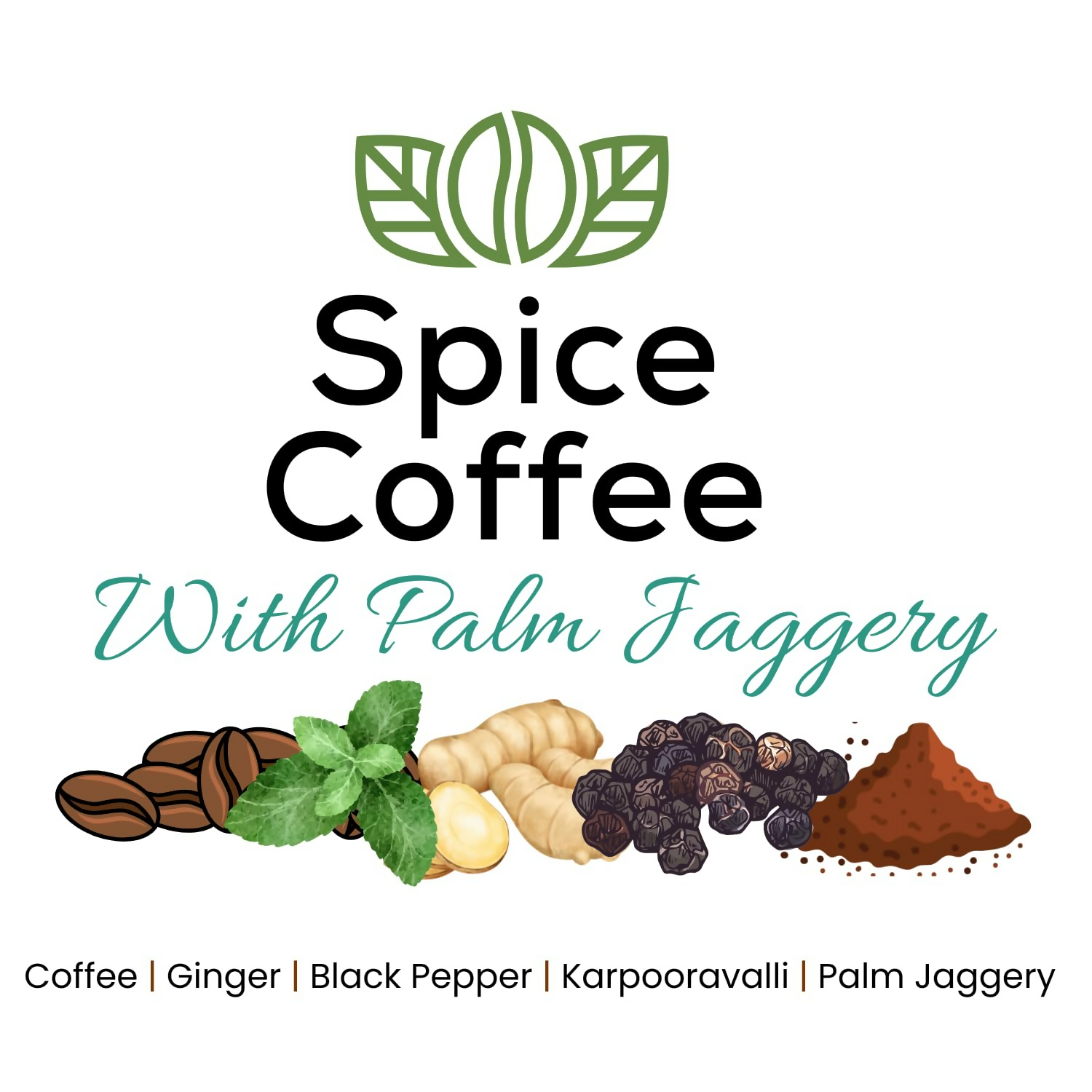 Satvi Wellness Chukkukappi with Karpooravalli/ Panikoorkka and Palm jaggery Blend of Coffee | Swadesiicart