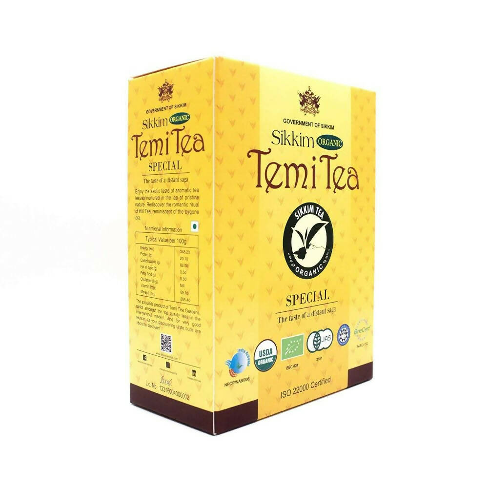 Sikkim Organic Temi Tea Special Black Tea - Swadesiicart