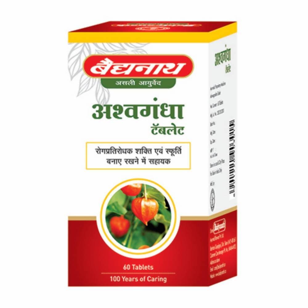 Baidyanath Ashwagandha Tablet 60 Tabs - Swadesiicart