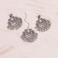 Diamond Earrings with Matching Maang Tikka- Ruby Raang | Swadesiicart