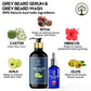 Ivory Natural Grey Beard Combo (Serum + Beard Wash) For Early Graying Beard | Swadesiicart