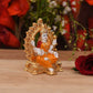 Collectible India Ceramic Lakshmi Idol - Swadesiicart
