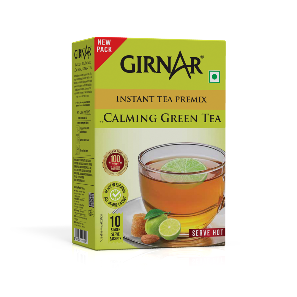 Girnar Instant Premix Calming Green Tea | Swadesiicart