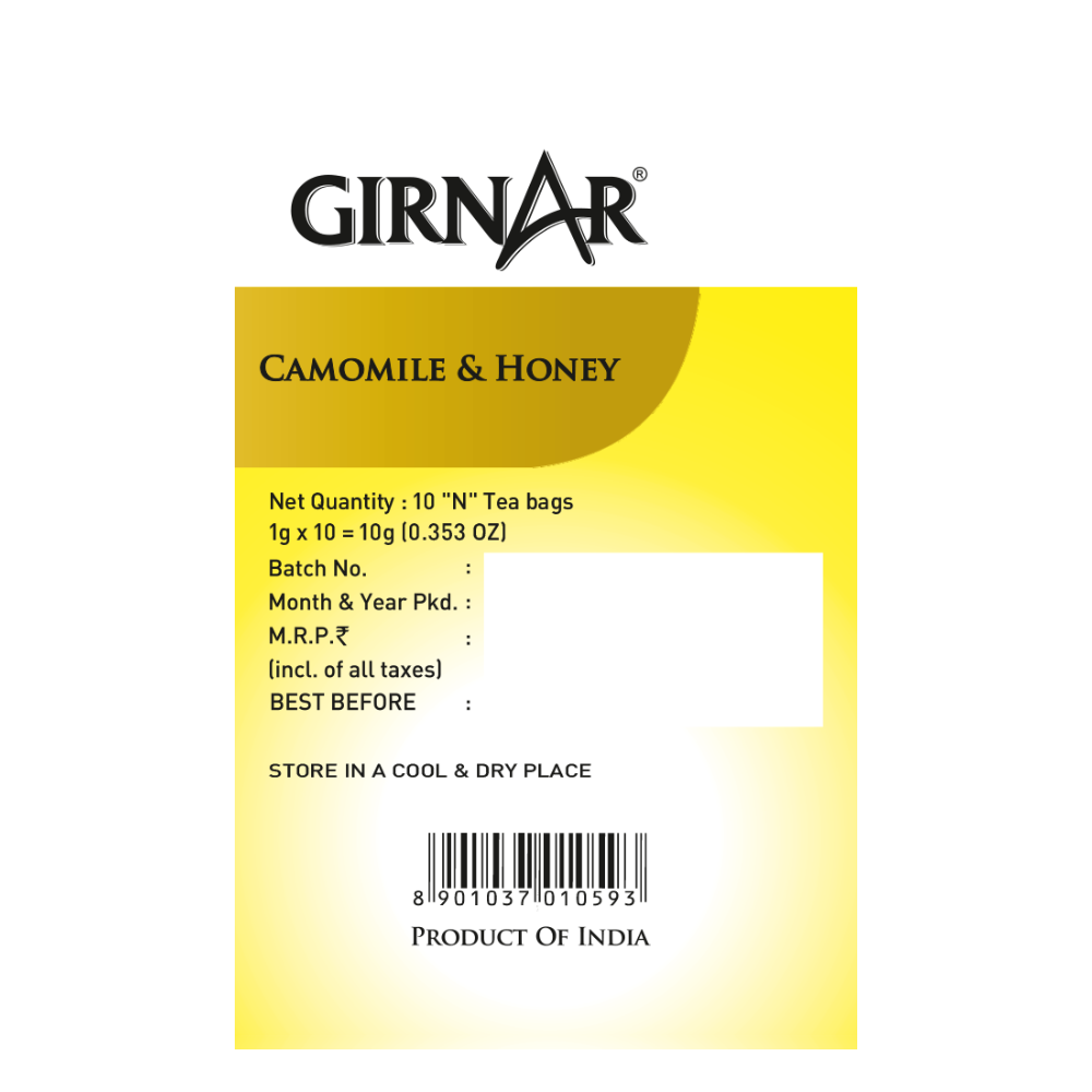 Girnar Camomile Infusion With Honey | Swadesiicart