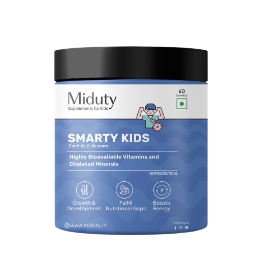 Miduty by Palak Notes Smarty Kids Multivitamin Gummies | Swadesiicart