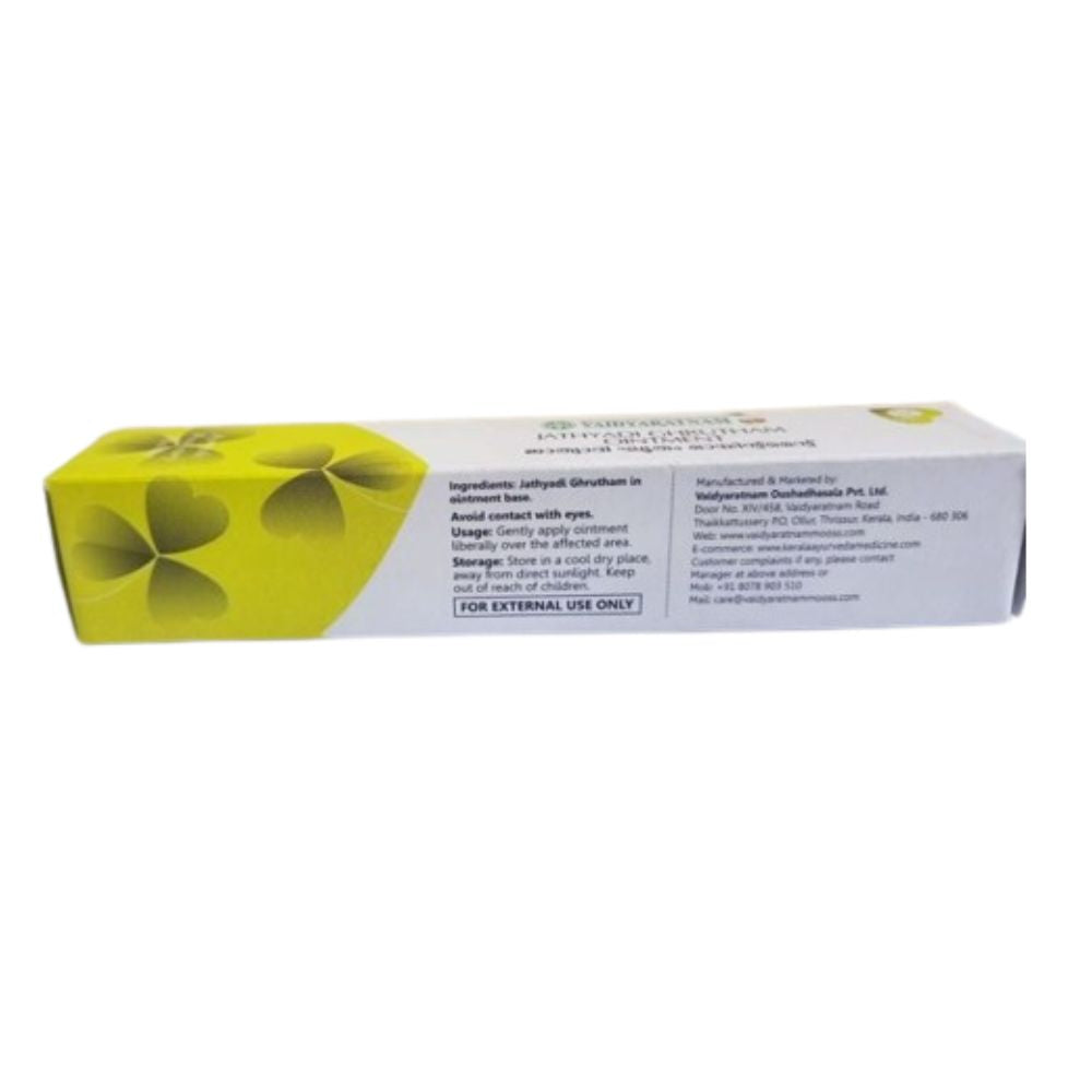 Vaidyaratnam Jathyadi Ghrutham Ointment - Swadesiicart