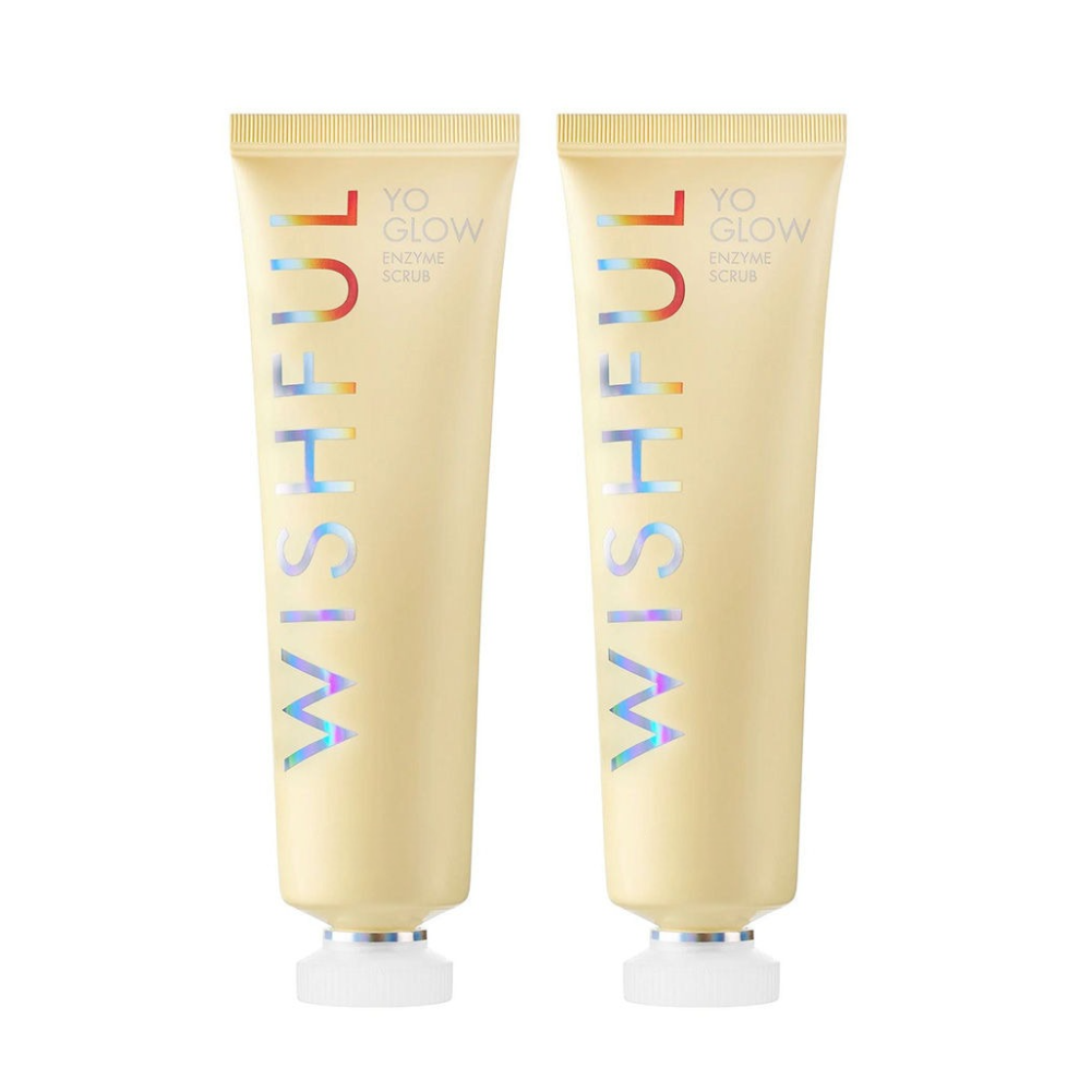 Wishful By Huda Beauty Yo Glow Enzyme Scrub - Korean Skincare | Swadesiicart