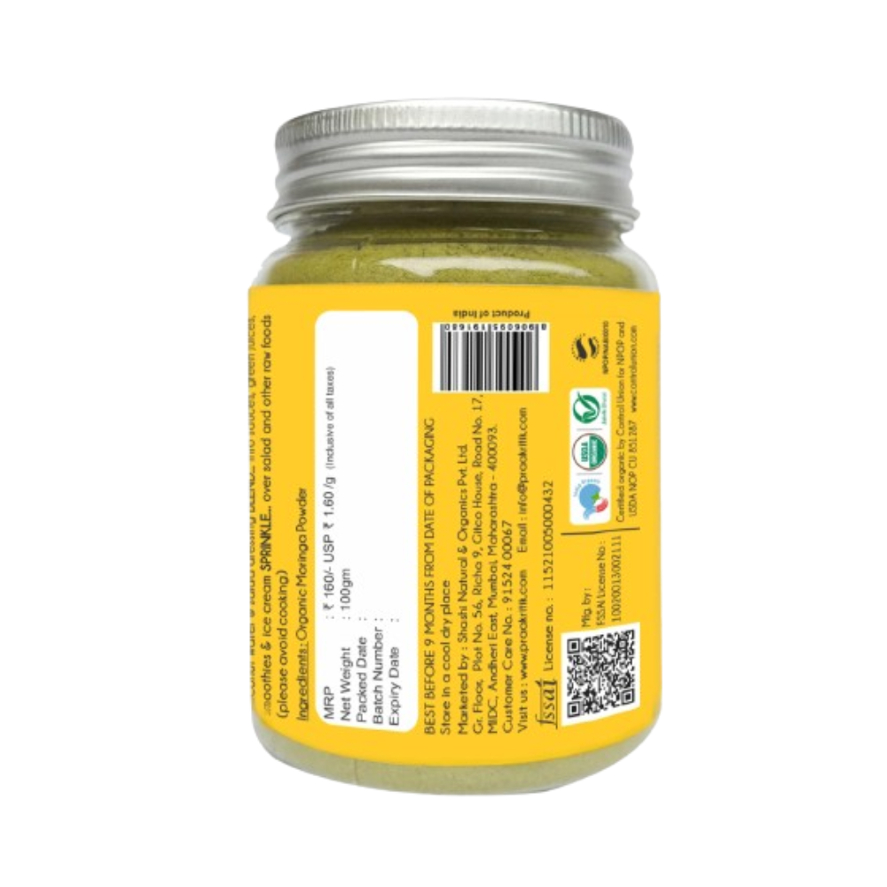 Praakritik Organic Moringa Powder - Swadesiicart
