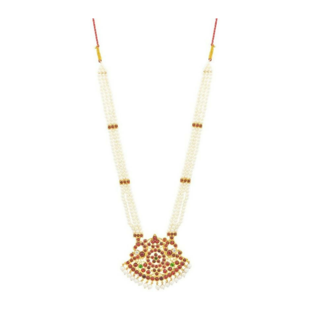 Elite trade Metal Copper Gold Green White Jewel Set - Swadesiicart