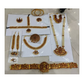 Elite trade Brass Gold Red Jewel Set - Swadesiicart