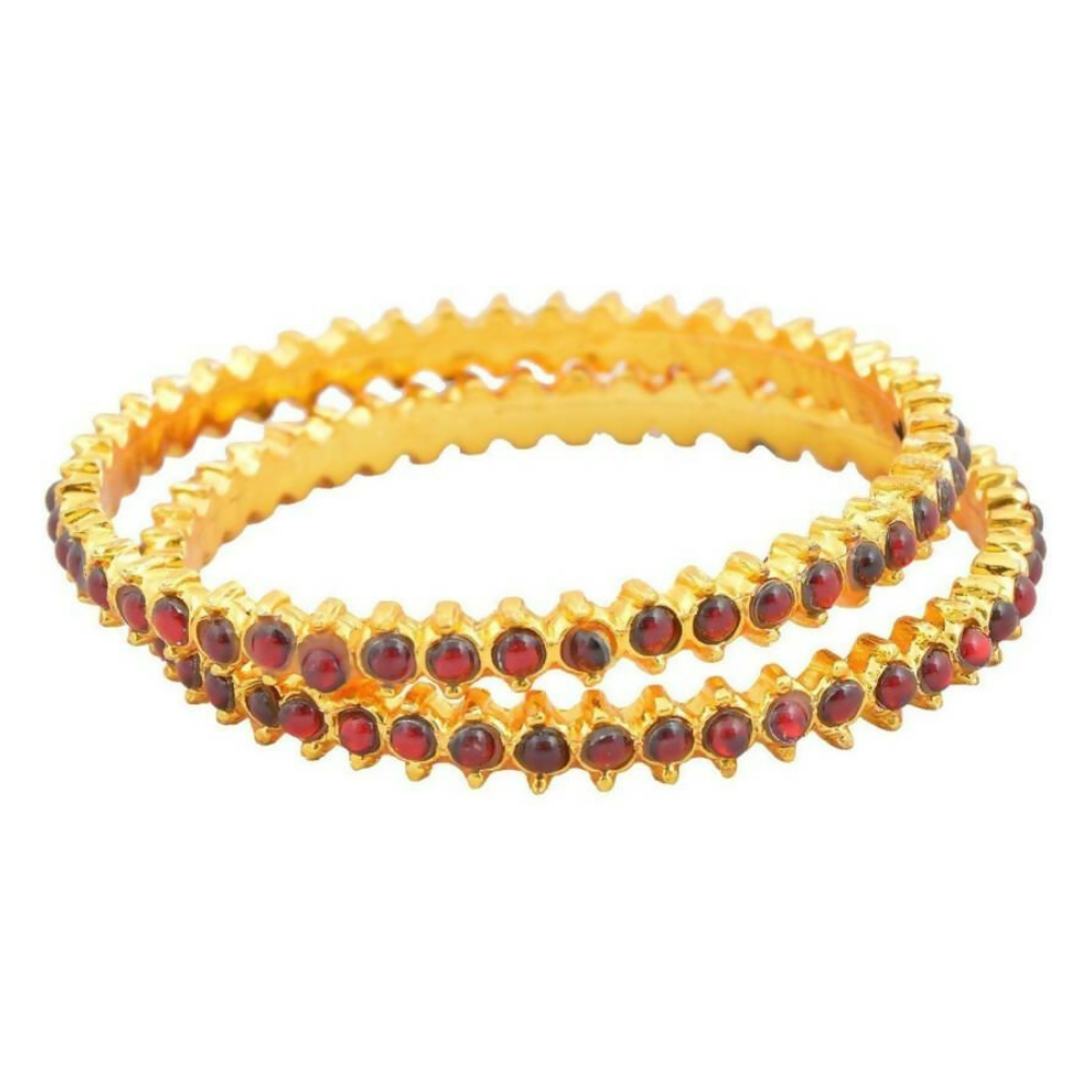 Elite trade Metal Copper Gold Green White Jewel Set - Swadesiicart