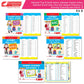 Cardinal Books Preschool Learning Junior KG (LKG) Kit C Set of 16| Ages 4-5 Years| Alphabet| Number| Rhymes and Stories| Phonic| Hindi Varnmala - Swadesiicart