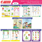 Cardinal Books Preschool Learning Junior KG (LKG) Kit C Set of 16| Ages 4-5 Years| Alphabet| Number| Rhymes and Stories| Phonic| Hindi Varnmala - Swadesiicart