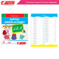 Cardinal Cursive Alphabet Capital and Small Letter Writing Practice Books for Kids| Set of 3|Kindergarten Book for Kids Ages 3-7 Years