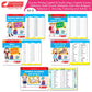 Cardinal Books Preschool Learning Senior KG (UKG) Kit D Set of 16| Cursive Alphabet| Number|Rhymes and Stories| Phonic|Ages 5-6 Years + - Swadesiicart