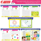 Cardinal Books Preschool Learning Senior KG (UKG) Kit D Set of 16| Cursive Alphabet| Number|Rhymes and Stories| Phonic|Ages 5-6 Years + - Swadesiicart