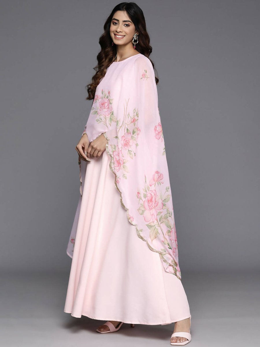 Ahalyaa Women's Traditional wear Dress - Pink | Swadesiicart