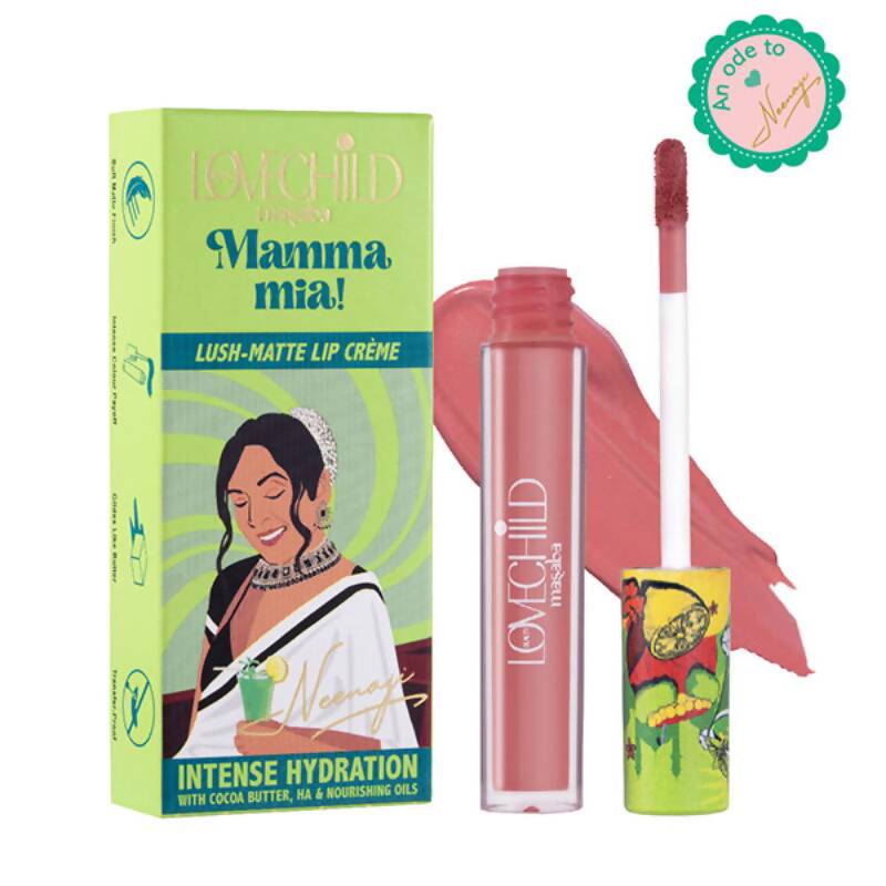 LoveChild By Masaba Gupta Mamma Mia Lush-Matte Lip Creme - Meetha Jaljeera | Swadesiicart