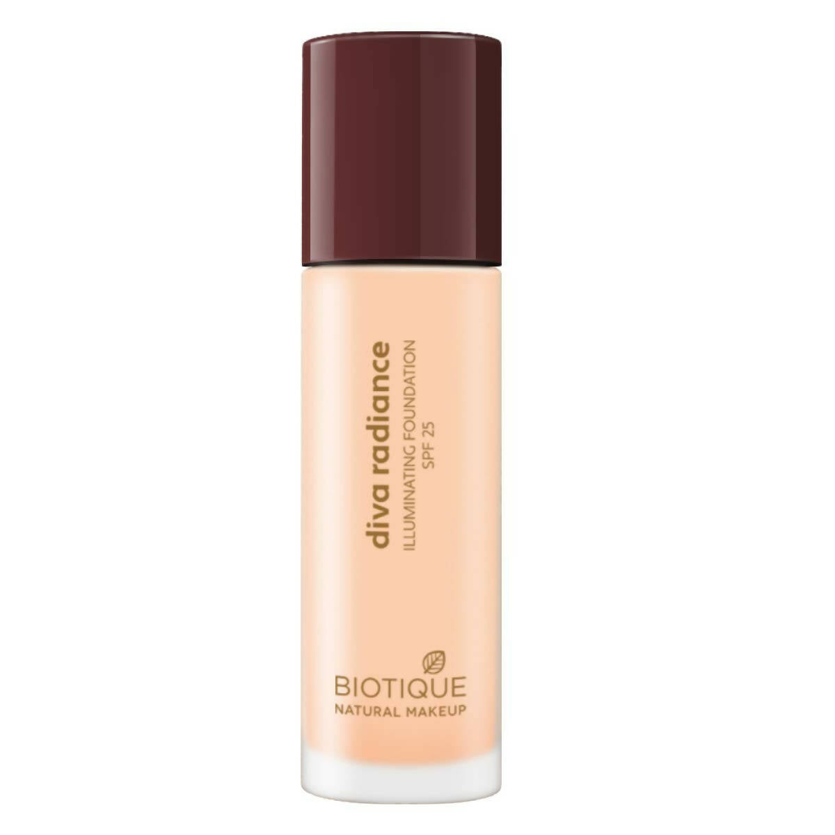 Biotique Natural Makeup Diva Radiance Illuminating Foundation-Creamy Oatmeal | Swadesiicart