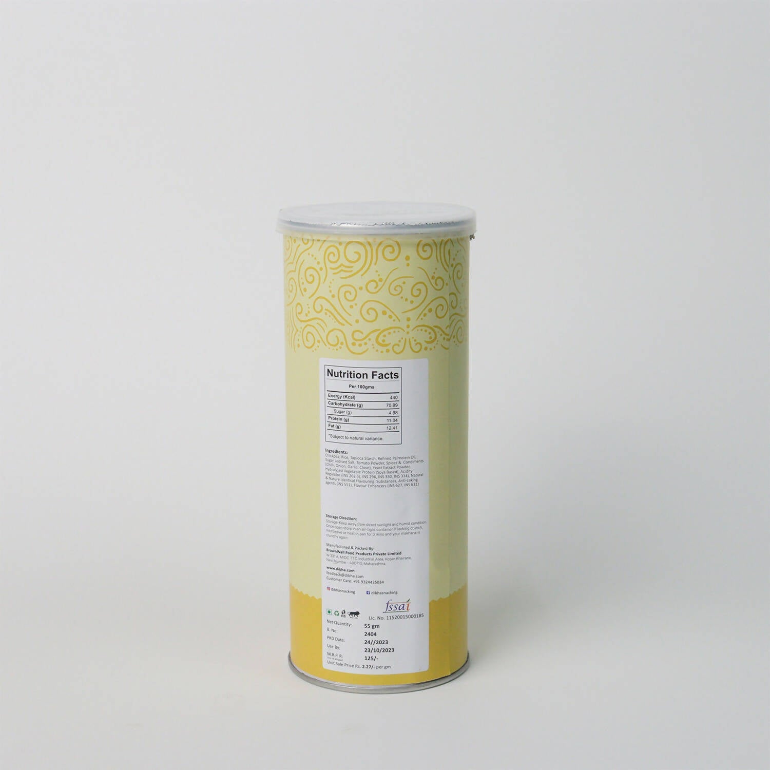 Dibha - Honest Snacking Cheese & Herb Chickpea Puff - Swadesiicart