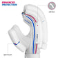 DSC Intense Frost Leather Cricket Batting Gloves for Mens - Right Hand, White, One Size - Swadesiicart