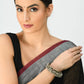 Mominos Fashion Kamal Johar Oxidised Silver-Plated Ghungroo Handcraft Alloy Bracelet