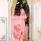 Vaasva Women Pink Tabby Slik Print & Embroidered Kurta, Pant & Dupatta set | Swadesiicart