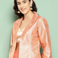 Ahalyaa Women's Traditional Wear Co-ods - Peach | Swadesiicart