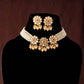 Mominos Fashion Johar Kamal Women's Golden Beads Pearls Gold-Polished Jewellery Set | Swadesiicart