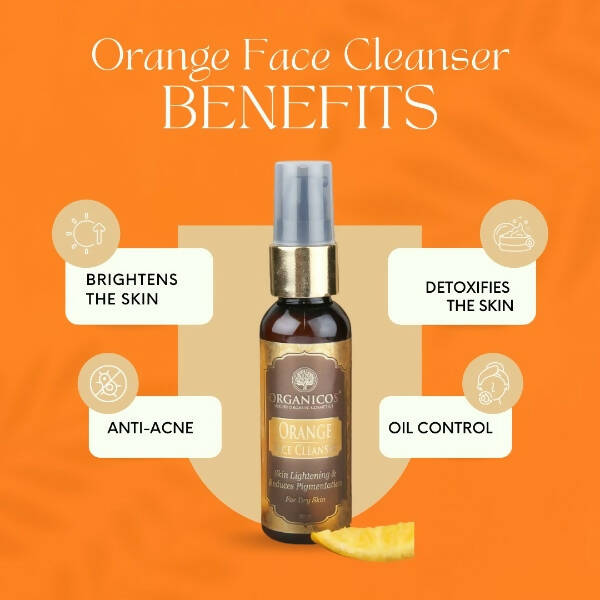 Organicos Orange Face Cleanser - Swadesiicart