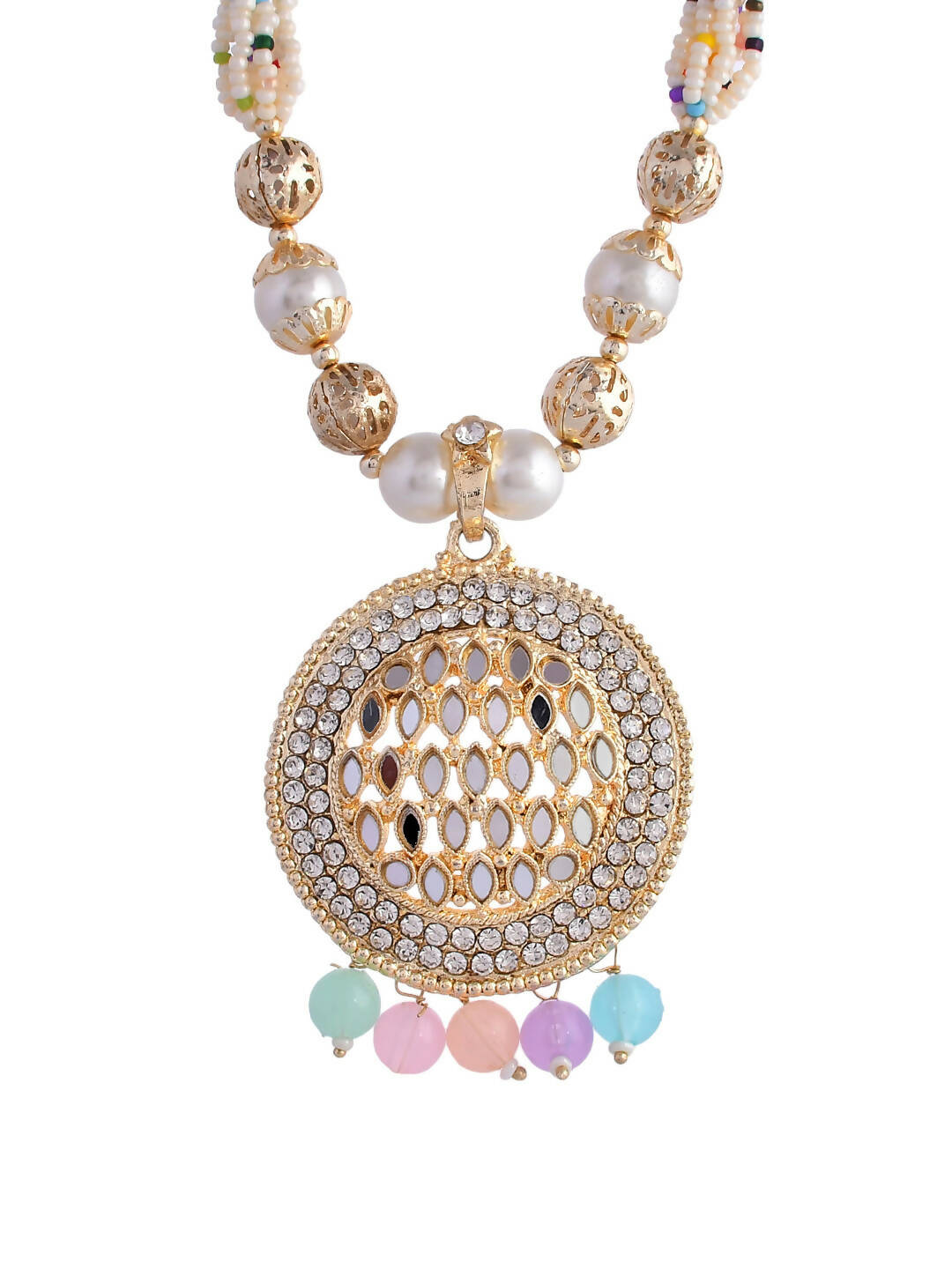VOJ Women Multi Color stainless steel Jewellery Set - Swadesiicart