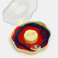 NVR Women & Men Set of 2 Blue Evil Eye Bhaiya Bhabhi Rakhi Set With Roli Chawal | Swadesiicart