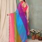 Aafreen Partywear Designer Multi Georgette Fancy Saree