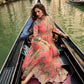 Anaita Pink Chinon Silk Readymade Anarkali Suit with Embroidery Work