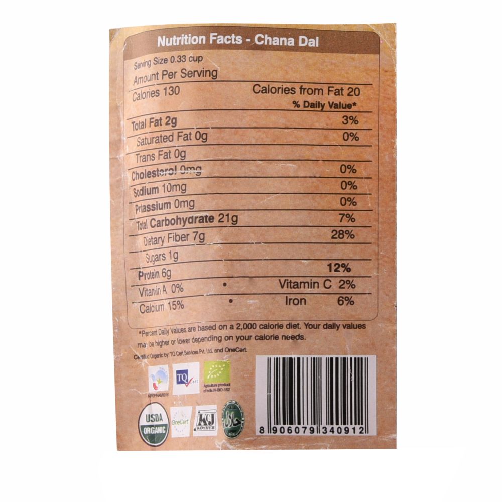 Organic Wellness Chana Dal - Swadesiicart