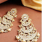 Jewel City Elegant Pearl Chandelier Earrings Traditional Gold-Plated Indian Wedding Jewelry | Swadesiicart