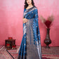 Vedant Vastram Banarasi Silk Fashion Saree - Rama | Swadesiicart