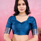 Vedant Vastram Banarasi Silk Fashion Saree - Rama | Swadesiicart