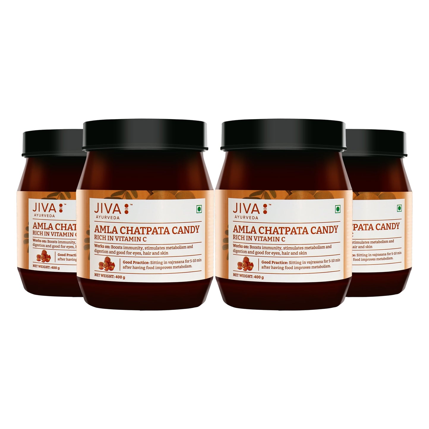 Jiva Ayurveda Chatpata Amla Candy - Swadesiicart