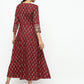 Cheera Angrakha All Over Butta Foil Printed Kurta With Beautiful Border Design
